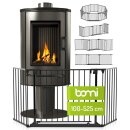 Barrière de sécurité pour cheminée Milo – Taille de 223 à 525 cm  – Protection sûre en métal