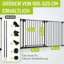 Barrière de sécurité pour cheminée Milo – Taille de 223 à 525 cm  – Protection sûre en métal