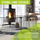 Barrière de sécurité pour cheminée Milo – Taille de 223 à 525 cm  – Protection sûre en métal