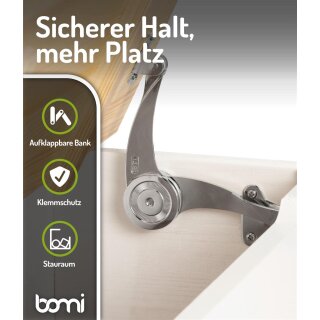 Ensemble de Table pour Enfants Anna – Bois Naturel & Blanc