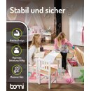 Ensemble de Table pour Enfants Anna – Bois Naturel & Blanc