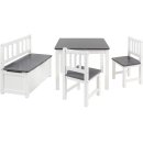 Ensemble de Table pour Enfants Anna – Anthracite & Blanc