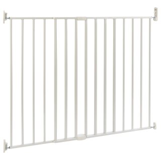 BOMI Maja – Barrière de sécurité bébé – Métal blanc – 69 à 116 cm