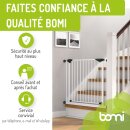 Barrière d’escalier Mira XXL – 63–251 cm, porte large 75 cm, fixation par pression