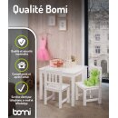 Ensemble Enfant Amy – Table de Jeux et 4 Chaises en Blanc