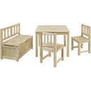 Ensemble de Table pour Enfants Anna – Bois Naturel...