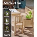 Ensemble de Table pour Enfants Anna – Bois Naturel Non Traité
