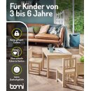 Ensemble de Table pour Enfants Anna – Bois Naturel Non Traité
