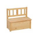 Banc pour enfants avec coffre de rangement – Bois...