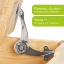 Banc pour enfants avec coffre de rangement – Bois massif naturel – BOMI