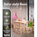Ensemble de Table pour Enfants Amy – Bois Naturel Non Traité