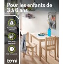 Ensemble de Table pour Enfants Amy – Bois Naturel Non Traité