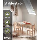 Ensemble de Table pour Enfants Amy – Bois Naturel Non Traité