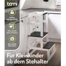 BOMI Tour d’Apprentissage Swubi – Pas de lenfant Montessori en Bois Gris pour Enfants