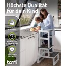 BOMI Tour d’Apprentissage Swubi – Pas de lenfant Montessori en Bois Gris pour Enfants