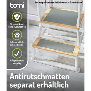 Tour d’Apprentissage Montessori en Bois Naturel – marchepied Sans Peinture pour Enfants