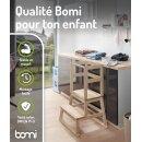 Tour d’Apprentissage Montessori en Bois Naturel – marchepied Sans Peinture pour Enfants