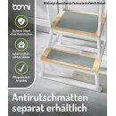 Tour d’Apprentissage Montessori en Bois Naturel – marchepied Sans Peinture pour Enfants