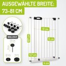 Barrière de sécurité Merle Extra Haute 107 cm – 73 à 161 cm – Auto-Close & fonction Stop 90°