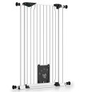 Barrière pour animaux Mira – 73–161 cm, 107 cm de hauteur, avec chatière Auto-Close