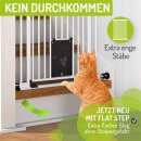 BOMI Mira Barrière de Sécurité avec Chatière 73-83 cm – Extra Haute 107 cm pour Enfants & Animaux