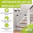 Barrière de sécurité Mira XXL – 107 cm de hauteur, 73–161 cm, sans perçage