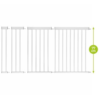 Extensions 77 cm pour barrières Merle & Mira – Rallonges en métal blanches (modèles sans FlatStep