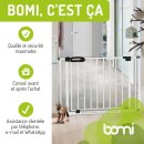 Extensions extra-hautes 107 cm pour barrières Merle & Mira – Rallonges en métal blanc (10–40 cm)