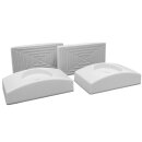 Coussinets muraux antidérapants carrés – Set de 4 pads pour barrières bébé