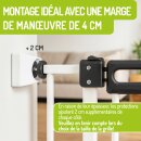 Coussinets de protection murale carrés BOMI | Pieds déléphant pour barrières de sécurité | Lot de 4