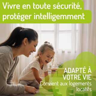 Coussinets de protection murale – Set 4 pièces rondes & carrées pour barrières bébé