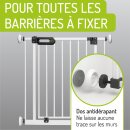 Coussinets de protection murale – Set 4 pièces rondes & carrées pour barrières bébé
