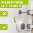 Coussinets de protection murale – Set 4 pièces rondes & carrées pour barrières bébé