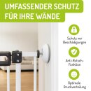 Coussinets de protection murale – Set 4 pièces rondes & carrées pour barrières bébé