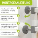 Coussinets de protection murale – Set 4 pièces rondes & carrées pour barrières bébé