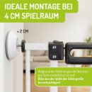 Coussinets de protection murale – Set 4 pièces rondes & carrées pour barrières bébé