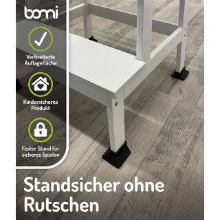 Sicherer Halt: Anti-Rutsch-Füße für Lerntürme