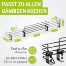 Barrière de protection pour cuisinière Mowi – 64–110 cm – Sans perçage – Noir