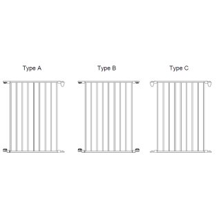 Rallonge Type B pour barrière Milo – Extension métal 64 cm