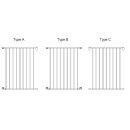 Rallonge Type B pour barrière Milo – Extension métal 64 cm