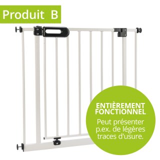 Barrière de sécurité bébé MERLE sans perçage – 85 à 243 cm – métal – reconditionnée