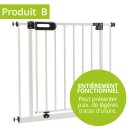 Barrière de sécurité bébé MERLE sans perçage – 85 à 243 cm – métal – reconditionnée