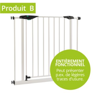 Barrière de sécurité bébé MIRA métal – 85 à 243 cm – reconditionnée – sans perçage