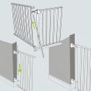 Porte d’extension pour barrière Milo – Métal 84 cm – Pièce détachée