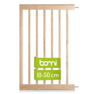 Extensions en bois pour barrière Miko – Rallonges naturelles 77 cm (10–50 cm)