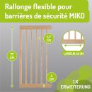 Extensions pour barrière Miko – Rallonges en métal naturel, hauteur 77 cm (40 cm)