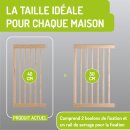 Extensions pour barrière Miko – Rallonges en métal naturel, hauteur 77 cm (40 cm)