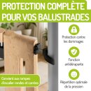 Adaptateurs en Y antidérapants pour barrières de sécurité – Compatible M8 & M10 (2 ou 4 pièces)