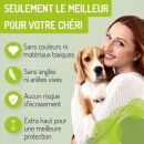 Barrière pour animaux Merle – 153-161 cm, extra haute, avec chatière 3 fonctions