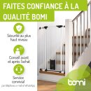 Barrière pour animaux Mira – 123-133 cm, 107 cm de hauteur, avec chatière Auto-Close